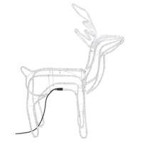 VidaXL Kerstfiguur rendier 2 st 76x42x87 cm warmwit - thumbnail