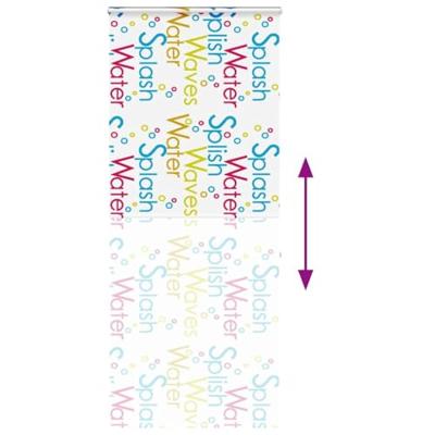 Doucherolgordijn met cassette 100x240 cm stofbreedte 96 cm Doucherolgordijn met cassette 100x240 cm stofbreedte 96 cm