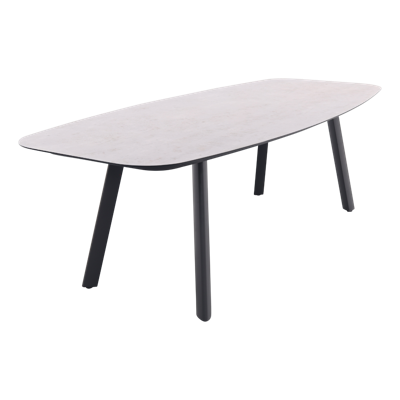 Taste by 4SO Manola tuintafel 240 x 103 printed keramiek antraciet