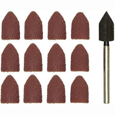 Proxxon Micromot 28 987 Schuurdoppen, normaal korund met gereedschapsdrager afm. 13 x 9 mm 10-delig Schacht-Ø 3 mm 1 stuk(s) Proxxon Micromot 28 987 Schuurdoppen, normaal korund met gereedschapsdrager afm. 13 x 9 mm 10-delig Schacht-Ø 3 mm 1 stuk(s)