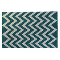Tapijt DKD Home Decor 160 x 230 x 2 cm Polyester Zig-zag Tweekleurig - thumbnail