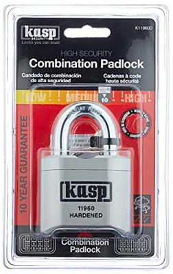Kasp K11960D Hangslot Verschillend sluitend Zilver Cijferslot Kasp K11960D Hangslot Verschillend sluitend Zilver Cijferslot