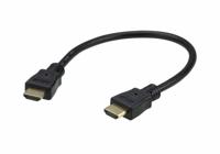 ATEN Hogesnelheids-HDMI-Kabel met Ethernet, zwart, 0,3 m - thumbnail