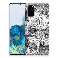 Silicone Back Case Samsung Galaxy S20 Plus Skulls Angel - thumbnail