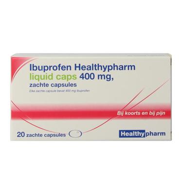 Healthypharm Ibuprofen 400mg Liquid Caps