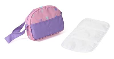 Poppen Luiertas - Hearts Lila