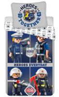 Playmobil Dekbedovertrek heroes everyday 140 x 200 cm - thumbnail