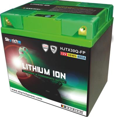 Skyrich lifepo4 batterij "hjtx30q-fp". battery hjtx30-fpq-wi lithium 4-pole