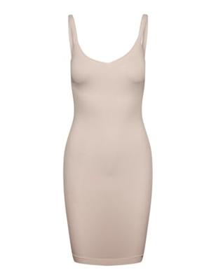 Naadloze onderjurk - Ballroom - Gladde onderjurk - Wit - Huidskleur - Zwart