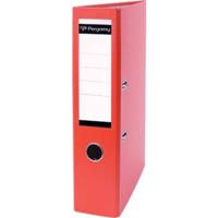 Pergamy ordner, voor ft A4, uit PP en papier, zonder beschermrand, rug van 7,5 cm, oranje - thumbnail