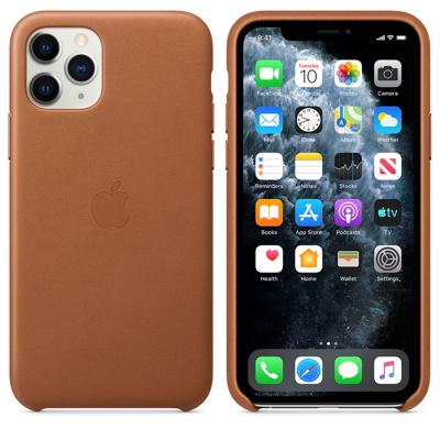 Apple leather case iPhone 11 Pro Saddle Brown
