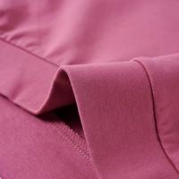 Kindertrui met strepen van pailletten 128 frambozenkleurig - thumbnail