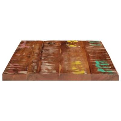 Tafelblad rechthoekig 60x50x3,8 cm massief gerecycled hout Tafelblad rechthoekig 60x50x3,8 cm massief gerecycled hout