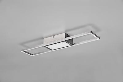Trio Verstelbare led plafondlampTwister rvs - R67183108