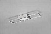 Trio Verstelbare led plafondlampTwister rvs - R67183108 - thumbnail