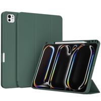 Accezz Smart Silicone Bookcase voor Apple iPad Pro 11 (2024) M4 Tablethoesje Groen - thumbnail