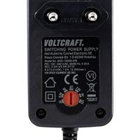 VOLTCRAFT SNG-1000N-OW Stekkernetvoeding, instelbaar 1 A 12 W Uitgangsspanning regelbaar, Open kabeleinden - thumbnail