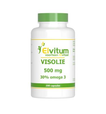 Elvitum Visolie 500mg Capsules