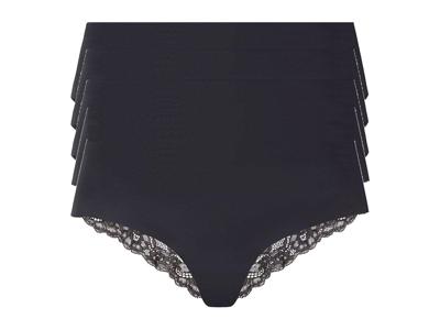 esmara 5 seamless dames hipsters (Zwart, S (36/38))