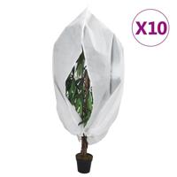 Plantenhoezen met ritssluiting 10 st 70 g/m² 1,2x1,8 m - thumbnail