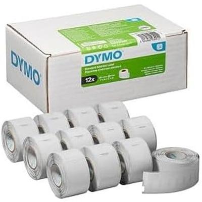 Etiket dymo labelwriter adressering 28x89 12st wit
