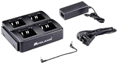 Midland Tafellader 4fach Standlader für G13, G10 Pro, CA-G13 C1541.01 Midland Tafellader 4fach Standlader für G13, G10 Pro, CA-G13 C1541.01