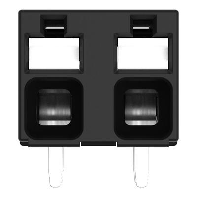 WAGO 2086-3202/300-000 Printklem 1.50 mm² Aantal polen 2 Zwart 1 stuk(s)