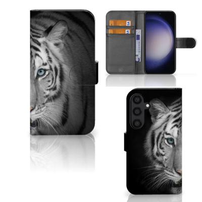 Samsung Galaxy S24 | Telefoonhoesje | Met pasjeshouder | Tijger