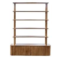 Giga Meubel - Wandkast Naturel Mangohout - 160x40x210cm - thumbnail