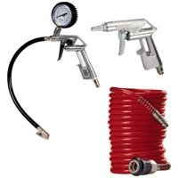 Einhell Einhell 41.327.41, Schwarz, Metallisch, Rot, 4 m, 900 g Set pneumatisch gereedschap - thumbnail