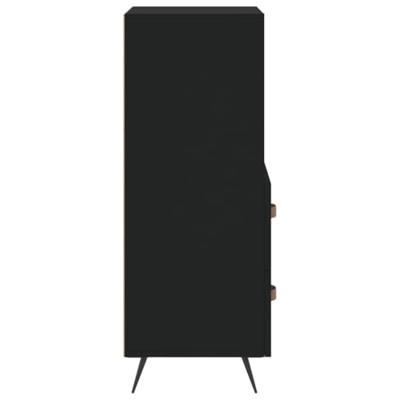 Dressoir 34,5x34x90 cm bewerkt hout zwart