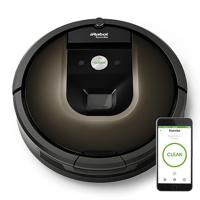 iRobot Roomba 980 robotstofzuiger 0,6 l Zakloos Zwart, Bruin - thumbnail