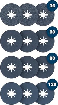 Bosch Accessories 2607012055 Fiberschijf Diameter 125 mm Boordiameter 22.23 mm 1 set(s)