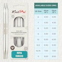 Knitpro Nova Cubics verwisselbare naaldpunten 6mm - thumbnail