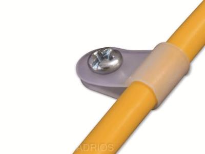 Quadrios 22CA151 Bevestigingsklem Schroefbaar 22CA151 Bundel-Ø (bereik) 19 mm (max) Naturel 1 set(s)