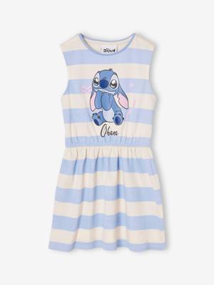 Gestripte Disney® Stitch jurk hemelsblauw