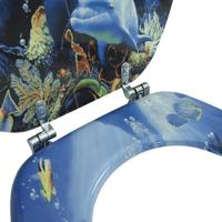 Toiletbril dolfijn MDF - thumbnail