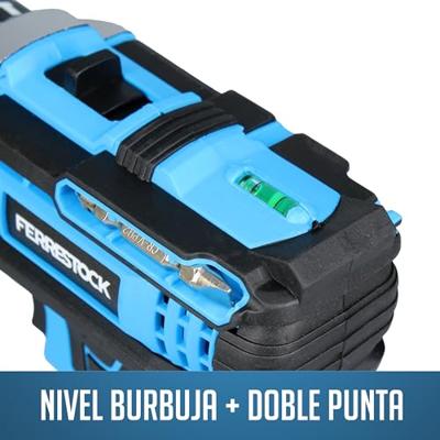 Set met boor en accessoires Ferrestock FSKTAB101 21 V 25 Onderdelen Set met boor en accessoires Ferrestock FSKTAB101 21 V 25 Onderdelen