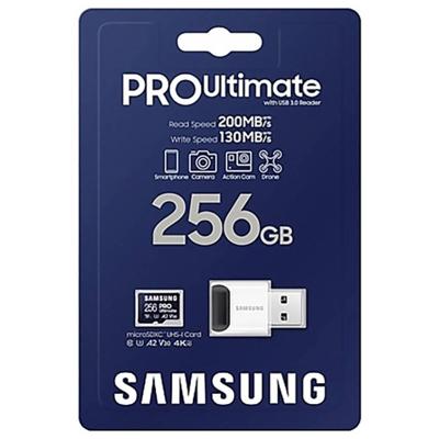 Samsung PRO Ultimate SD Card 256GB SD-Kaart Wit