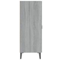 Dressoir 69,5x34x90 cm bewerkt hout grijs sonoma eikenkleurig - thumbnail
