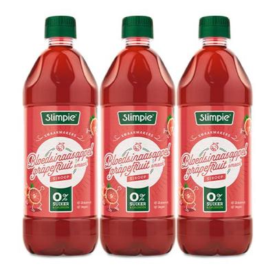Slimpie - Bloedsinaasappel Grapefruit Siroop - 3x 650ml