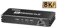 My Wall 8K HDMI® Splitter 1 in 2 out HDMI-splitter - thumbnail