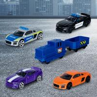 Majorette Audi, Ford Super Chase Center+5 voertuigen Parkeergarage (model) - thumbnail