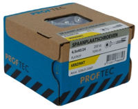 Proftec Spaanplaatschroef Vz Pk +Snijpunt Torx TX20 (+Bit) 4.5X40/24 | 200 stuks - 5206.01.33601 - thumbnail