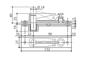 ASSA ABLOY MA0375S0 Bovenspeun (AC375) doorslaande deur | zelfsmerend (staal) - A000308411 - thumbnail
