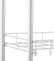 Metaltex shoe schoenenrek 8 etages 64x23x165 cm wit - thumbnail