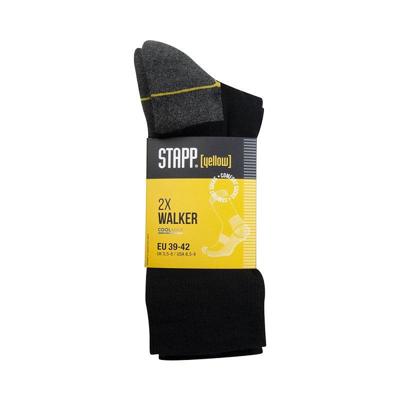 Stapp yellow walker coolmax 2-pack sokken 4425 | 699 zwart | maat 50 - 38.134.009.03 Stapp yellow walker coolmax 2-pack sokken 4425 | 699 zwart | maat 50 - 38.134.009.03