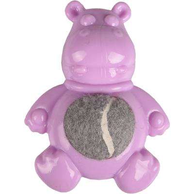 Puppyspeelgoed Loekie Puppy Nijlpaard TPR - 7,5 cm 7,5 x 4,2 x 10,2 cm Flamingo Paars