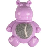 Puppyspeelgoed Loekie Puppy Nijlpaard TPR - 7,5 cm 7,5 x 4,2 x 10,2 cm Flamingo Paars - thumbnail