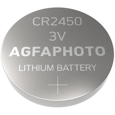 AgfaPhoto Knoopcel CR2450 3 V 5 stuk(s) Lithium AgfaPhoto Knoopcel CR2450 3 V 5 stuk(s) Lithium